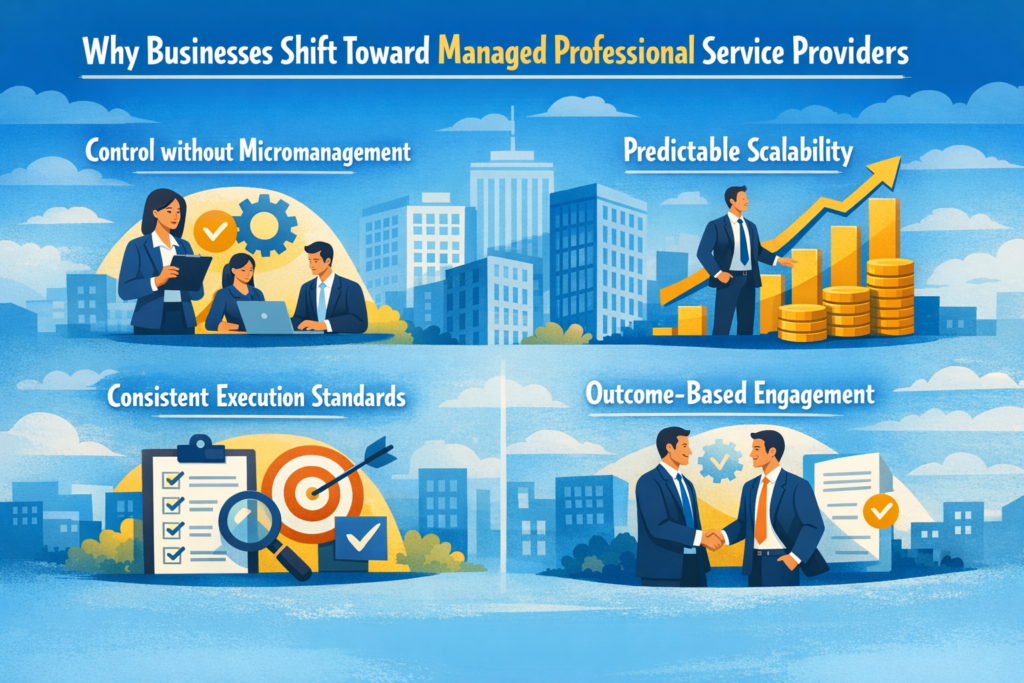 Why Businesses Shift Toward Managed Professional Service Providers